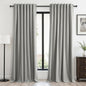 Topfinel Cream Linen Blackout Curtains 84 Inch Long for Bedroom Living Room, Ivory Pinch Pleat Back Tab Full Blackout Drapes Farmhouse Boho Curtains for Window, White Neutral Curtains 52" X 84" 7 FT