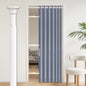 AJAZZ Blackout Accordion Door Magnetic Door Curtain Folding Closet Doors Curtain Invisible for Bedroom Room Living Room Doorway, Grey 42" W x 78" L, 1 Panel