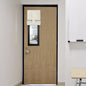 RYB HOME Blackout French Door Curtain, No Drill, W26 x L69, Black, 1 Panel