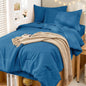 MUXHOMO Full Comforter Set 7 Pieces, Soft Bed in a Bag, Beige