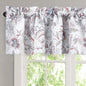 H.VERSAILTEX Blackout Curtain Valances for Kitchen Window/Living Room/Bathroom Privacy Added Rod Pocket Home Decoration Winow Valance, 52" W x 18" L, Floral in Sage and Brown