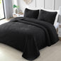 Exclusivo Mezcla Ultrasonic Full Queen Quilt Bedding Set, Beige Cream