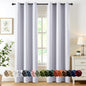 MIULEE Blackout Curtains for Bedroom 2 Panels 40 x 84 Inch Long Black