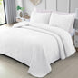 Exclusivo Mezcla Ultrasonic Full Queen Quilt Bedding Set, Beige Cream
