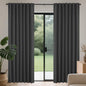 Joydeco Blackout Curtains for Bedroom, Black out curtains 96 inch long 2 Panels, Long Black Drapes with Rod Pocket Back Tab, Room Darkening Noise Reducing & Wrinkle-Free Drapes for Living Room Windows