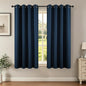 Joydeco Blackout Curtains for Bedroom 84 Inch - Black Out Curtains with Grommets Thermal Insulated Room Darkening Light Blocking, Noise Reducing & Wrinkle-Free Drapes for Living Room Windows, 2 Panels