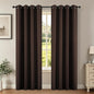Joydeco Blackout Curtains for Bedroom 84 Inch - Black Out Curtains with Grommets Thermal Insulated Room Darkening Light Blocking, Noise Reducing & Wrinkle-Free Drapes for Living Room Windows, 2 Panels
