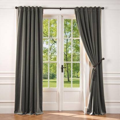Lazzzy Blackout Curtains Thermal Insulated Curtains Room Window Drapes Super Soft Luxury Curtains for Living Room Bedroom Rod Pocket 2 Panels, 96 Inch Lined | Beige