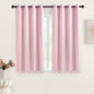 XiDi Blackout Curtains for Girls Bedroom Decor Pink Kids Rainbow Curtains