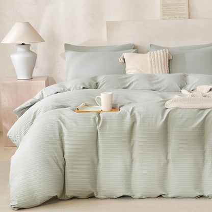 Comforter Queen Set Grid Black 100% Soft Washed Microfiber Jacquard 3 Pieces Grid Bedding Sets Grey White Comforter Queen for All Seasons and 2 Pillowcases Comfort Breathable