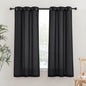 NICETOWN Semi Sheer Linen Ivory Curtains for Bedroom, W52xL84, 2 Panels