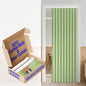 AJAZZ Blackout Accordion Door Magnetic Door Curtain Folding Closet Doors Curtain Invisible for Bedroom Room Living Room Doorway, Grey 42" W x 78" L, 1 Panel