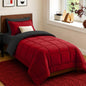 FUANNA Queen Comforter Set 7 Pieces, Reversible Bed Set, Soft Bed in a Bag