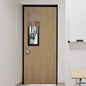 RYB HOME Blackout French Door Curtain, No Drill, W26 x L69, Black, 1 Panel