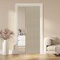 AJAZZ Blackout Accordion Door Magnetic Door Curtain Folding Closet Doors Curtain Invisible for Bedroom Room Living Room Doorway, Grey 42" W x 78" L, 1 Panel