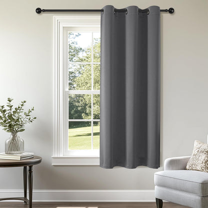 ChrisDowa Blackout Curtains Door Curtain for Doorway Privacy Closet Drapes