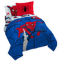 KPOP Demon Hunters Twin Comforter Set 5 Piece Kids Cartoon Bedding, Purple