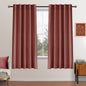 MIULEE Velvet Curtains 52x84 inches 2 Panels Olive Green Blackout Curtains