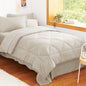 CozyLux Full Comforter Set 82"x86" Burgundy - 7 Piece Bed in a Bag