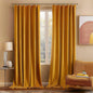 MIULEE Velvet Curtains 52x84 inches 2 Panels Olive Green Blackout Curtains