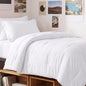 CozyLux Queen Comforter Set Black, 7 Pieces Bed in a Bag