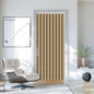 AJAZZ Blackout Accordion Door Magnetic Door Curtain Folding Closet Doors Curtain Invisible for Bedroom Room Living Room Doorway, Grey 42" W x 78" L, 1 Panel