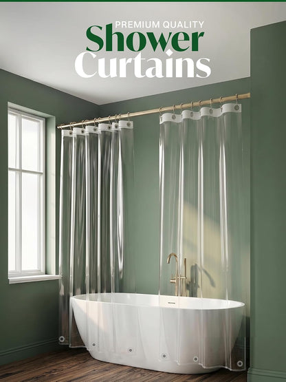 Utopia PEVA Clear Shower Curtain Liner, Shower Liner, 72x72 Inch, 8G