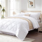 Love's cabin Queen Comforter Set, 7 Pieces Bed in a Bag, Black