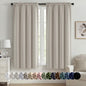 MIULEE Halloween Black Blackout Curtains for Bedroom Room 40"x63" 2 Panels