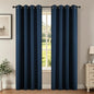 Joydeco Blackout Curtains for Bedroom 84 Inch - Black Out Curtains with Grommets Thermal Insulated Room Darkening Light Blocking, Noise Reducing & Wrinkle-Free Drapes for Living Room Windows, 2 Panels