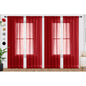 SpaceDresser Sheer Voile Curtains for Living Room 84 Inch Long 2 Panels