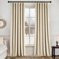 MIULEE Velvet Curtains 52x84 inches 2 Panels Olive Green Blackout Curtains
