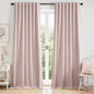 Topfinel Cream Linen Blackout Curtains 84 Inch Long for Bedroom Living Room, Ivory Pinch Pleat Back Tab Full Blackout Drapes Farmhouse Boho Curtains for Window, White Neutral Curtains 52" X 84" 7 FT