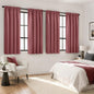 MIULEE Black Blackout Curtains 63 Inch Length for Bedroom Set of 4 Panels