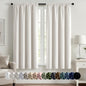 MIULEE Halloween Black Blackout Curtains for Bedroom Room 40"x63" 2 Panels