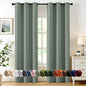 MIULEE Blackout Curtains for Bedroom 2 Panels 40 x 84 Inch Long Black
