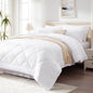 Love's cabin Queen Comforter Set, 7 Pieces Bed in a Bag, Black