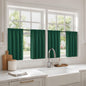 MIULEE Black Blackout Curtains 63 Inch Length for Bedroom Set of 4 Panels