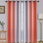 SimpleHome Ombre Black to Grey White Curtains for Living Room 52Wx84L