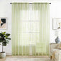 SpaceDresser Sheer Voile Curtains for Living Room 84 Inch Long 2 Panels