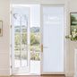 RYB HOME Blackout French Door Curtain, No Drill, W26 x L69, Black, 1 Panel