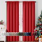 MIULEE Halloween Black Blackout Curtains for Bedroom Room 40"x63" 2 Panels