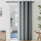 SimpleHome Ombre Black to Grey White Curtains for Living Room 52Wx84L