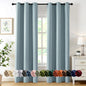 MIULEE Blackout Curtains for Bedroom 2 Panels 40 x 84 Inch Long Black