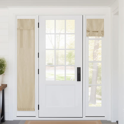 RYB HOME Tricia Room Darkening Curtains for French Door,Door Curtain Blinds