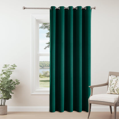 ChrisDowa Blackout Curtains Door Curtain for Doorway Privacy Closet Drapes