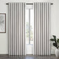 Topfinel Cream Linen Blackout Curtains 84 Inch Long for Bedroom Living Room, Ivory Pinch Pleat Back Tab Full Blackout Drapes Farmhouse Boho Curtains for Window, White Neutral Curtains 52" X 84" 7 FT