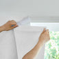 Jilron Adhesive Curtain,100% Blackout Curtains, No Drilling, Suitable for Multi-Scenes Privacy Protection (Black - W35 × L60 in)