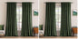 MIULEE Velvet Curtains 52x84 inches 2 Panels Olive Green Blackout Curtains