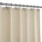 Barossa Design Waffle Weave White Shower Curtain Hotel, Standard Size